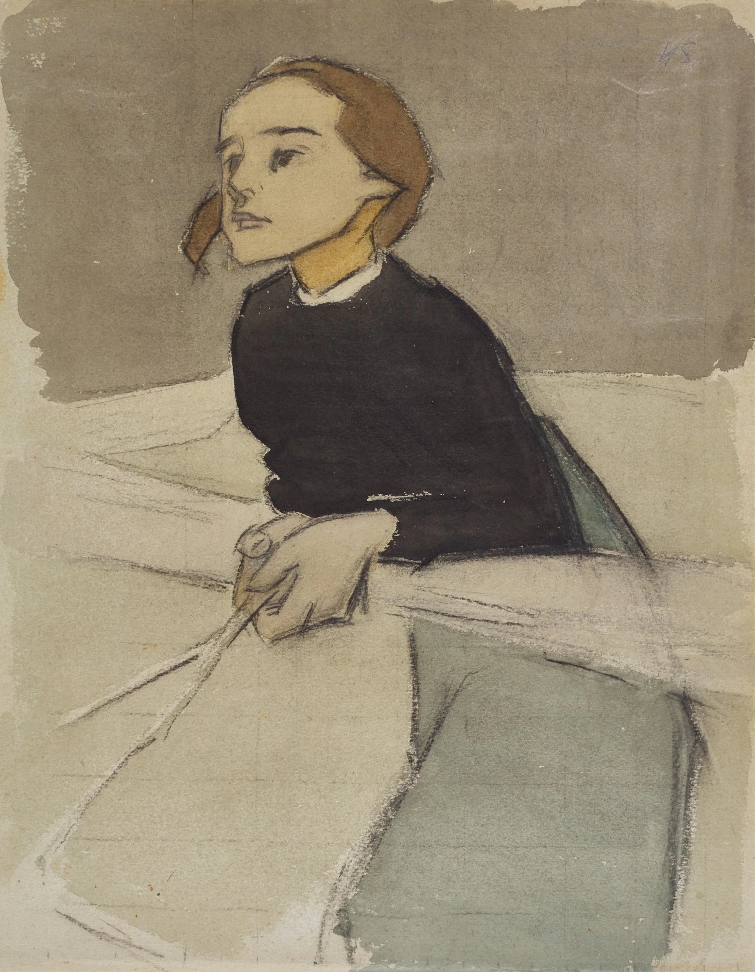 Ragazza al cancello